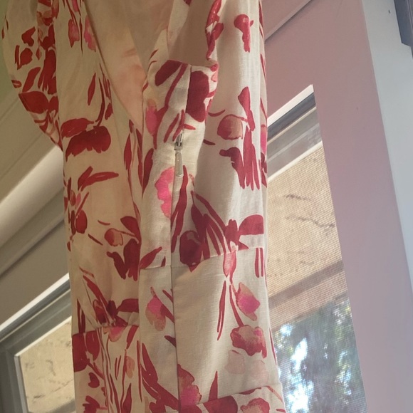 Pink floral dress from Banana Republic. Formal attire. - Picture 2 of 6